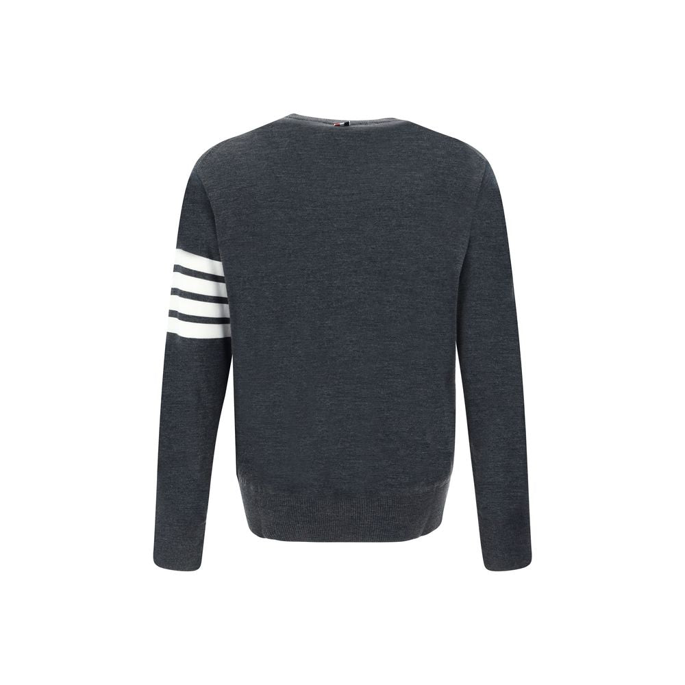 Thom Browne Gray Wool Oves Aries Sweatshirt | Regal Royce