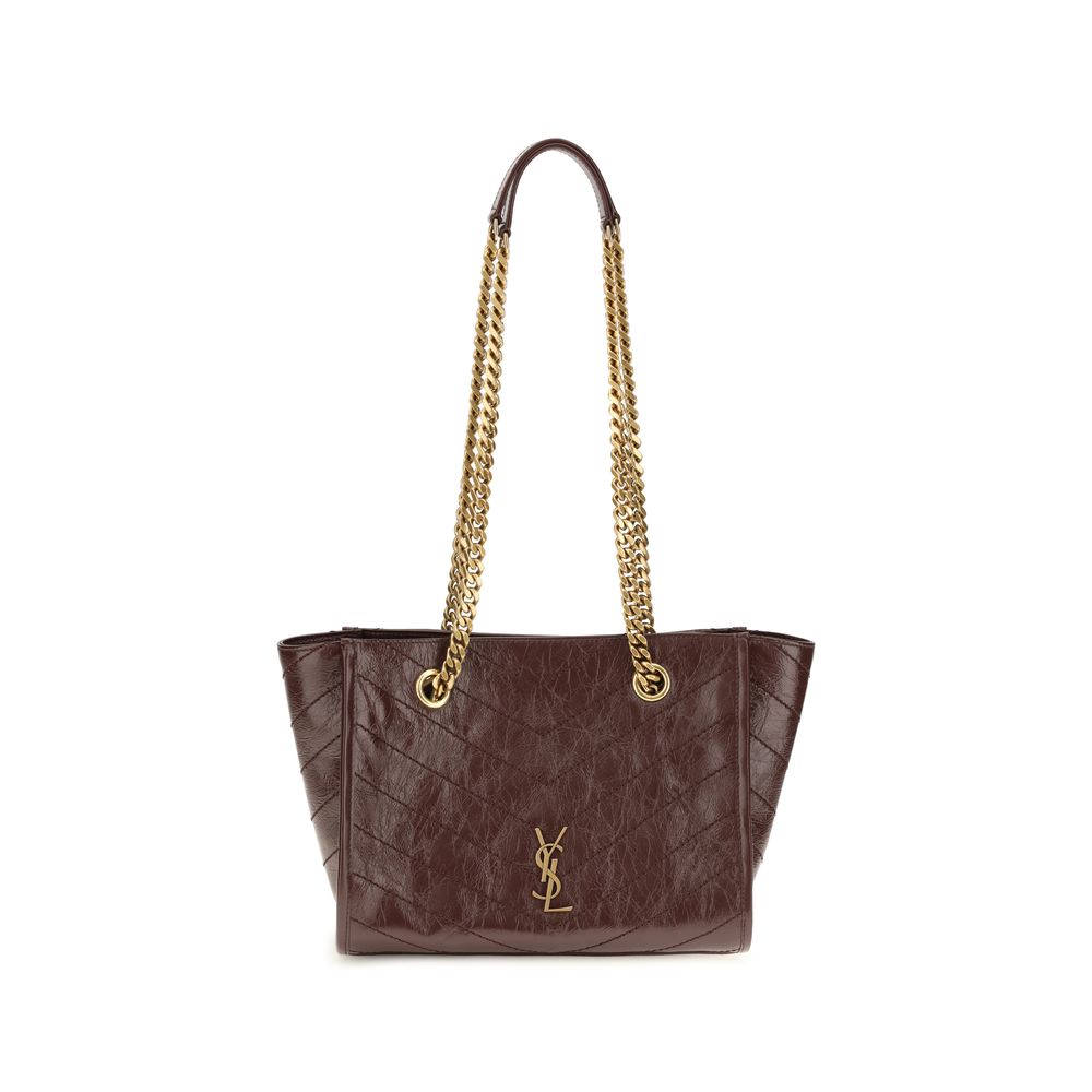 Saint Laurent Brown Calf Leather Bos Taurus Shoulder Bag | Regal Royce
