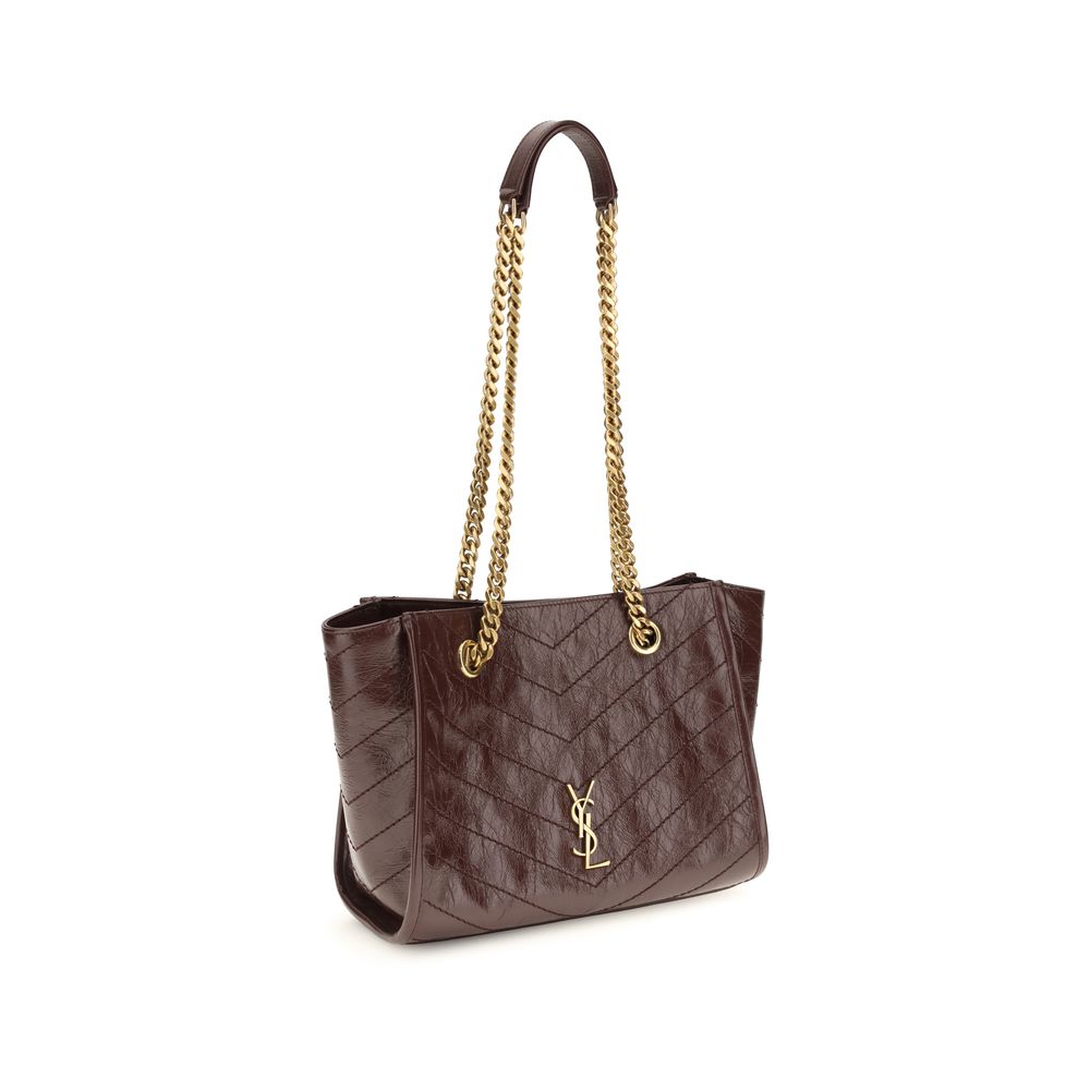Saint Laurent Brown Calf Leather Bos Taurus Shoulder Bag | Regal Royce