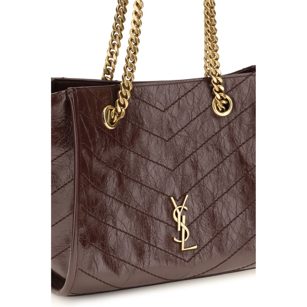 Saint Laurent Brown Calf Leather Bos Taurus Shoulder Bag | Regal Royce