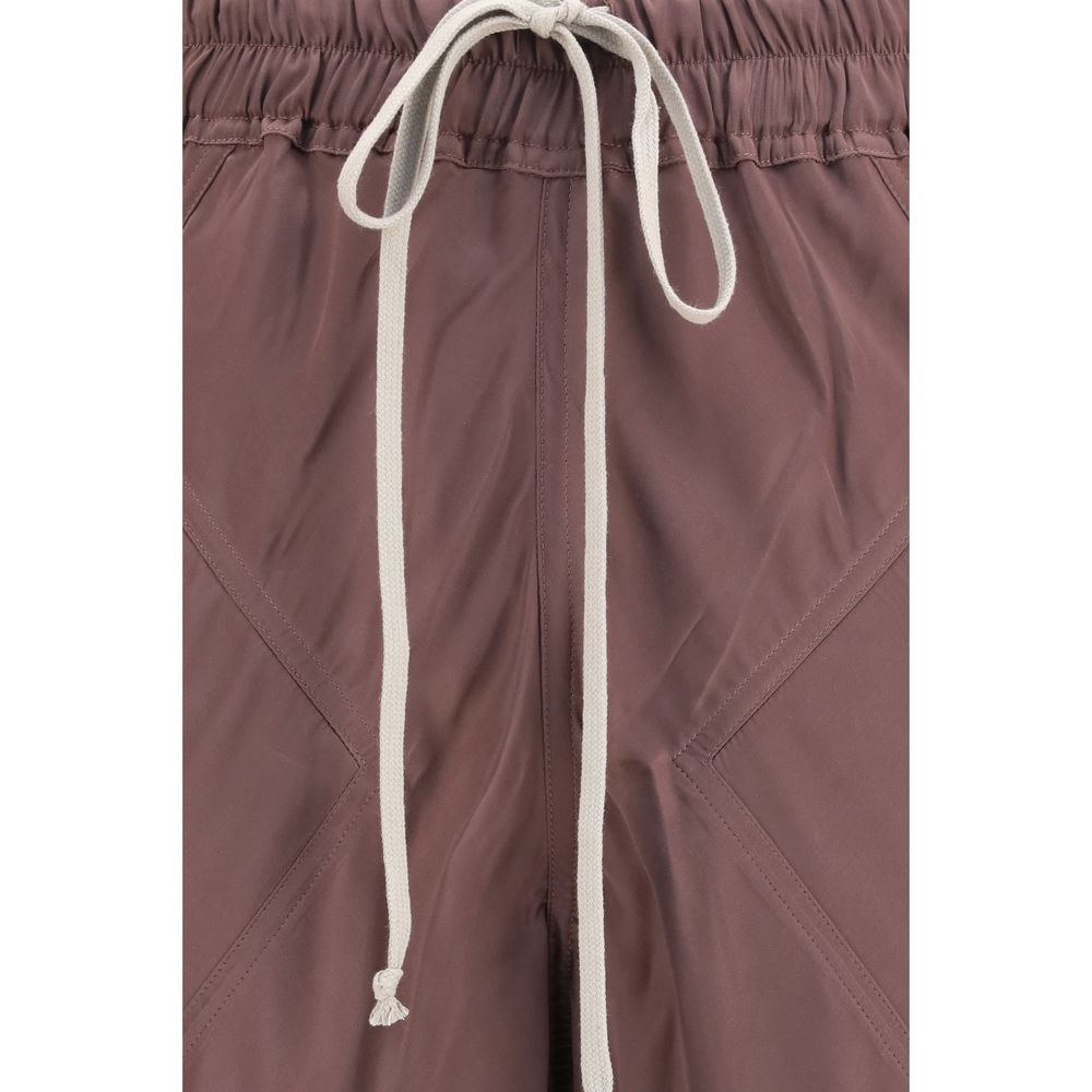 Rick Owens Brown Silk Casual Pants | Regal Royce