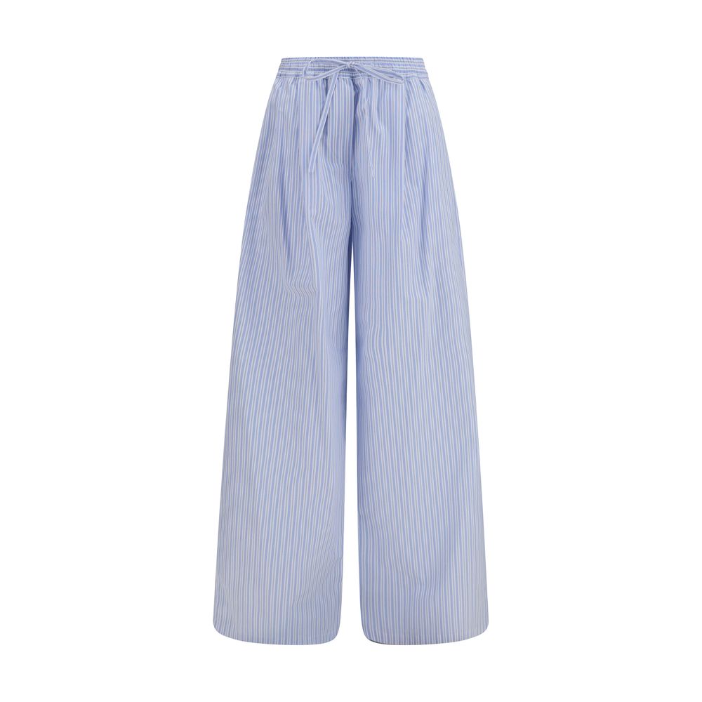 Dolce & Gabbana Blue Cotton Casual Pants | Regal Royce