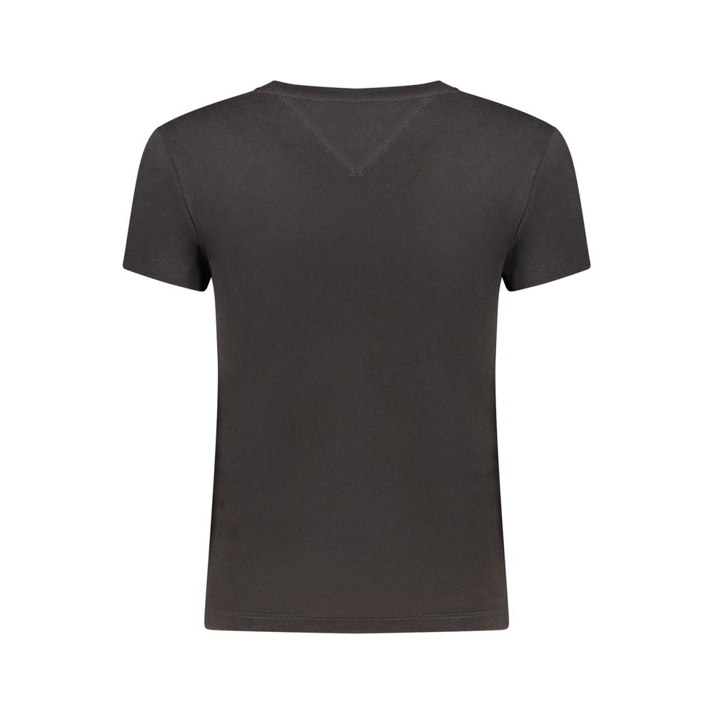 Tommy Hilfiger Black Cotton Womens T-Shirt | Regal Royce