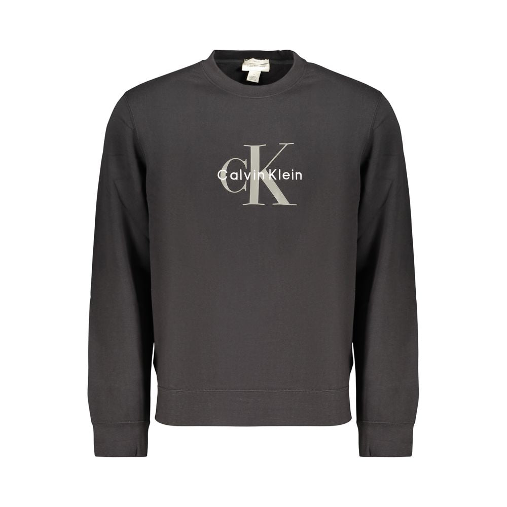 Calvin Klein Black Cotton Mens Sweatshirt | Regal Royce
