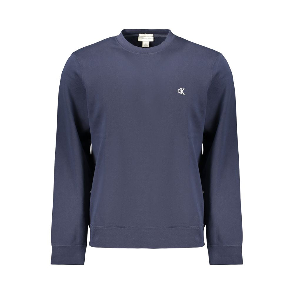 Calvin Klein Blue Cotton Men's Sweatshirt | Regal Royce