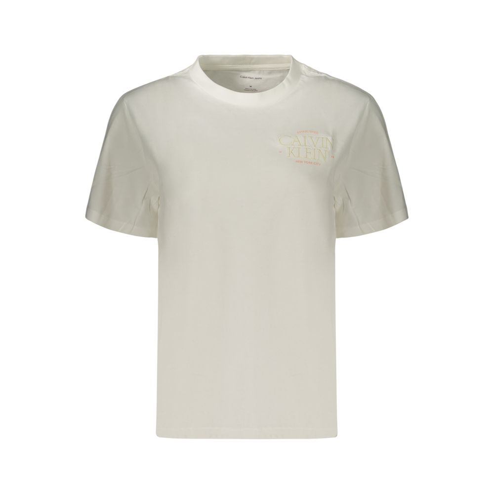 Calvin Klein White Cotton Women's T-Shirt | Regal Royce