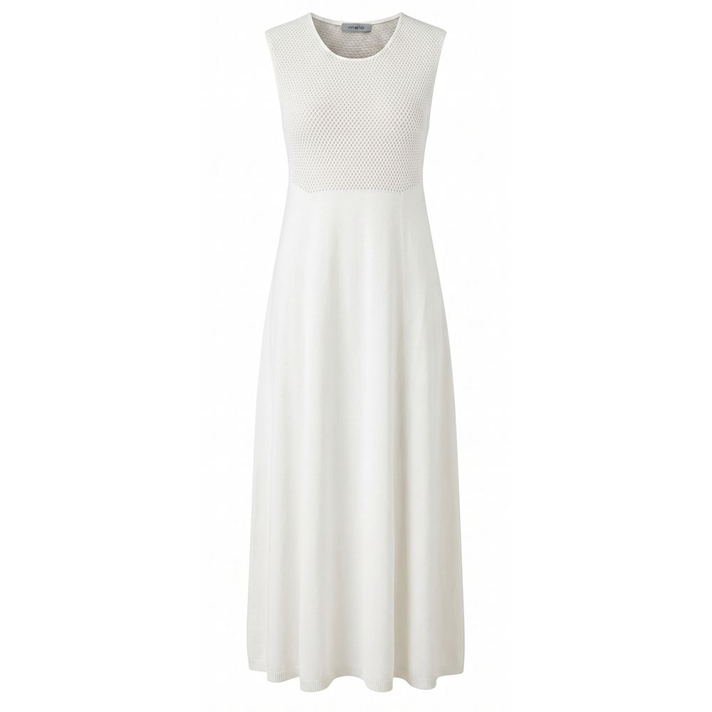 Malo White Silk Women Dress | Regal Royce