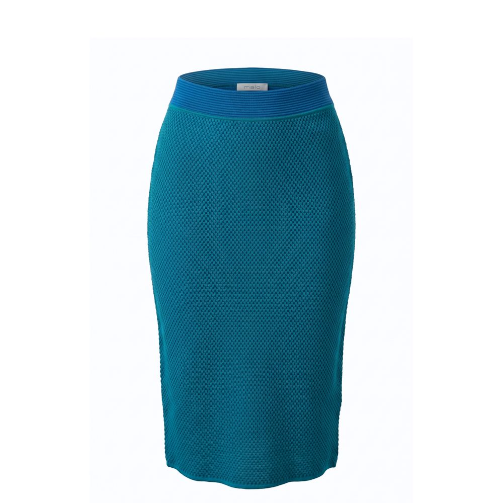 Malo Blue Silk Women Skirt | Regal Royce