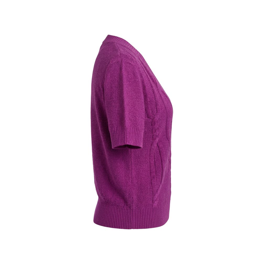 Malo Purple Silk Blend Women Sweater | Regal Royce