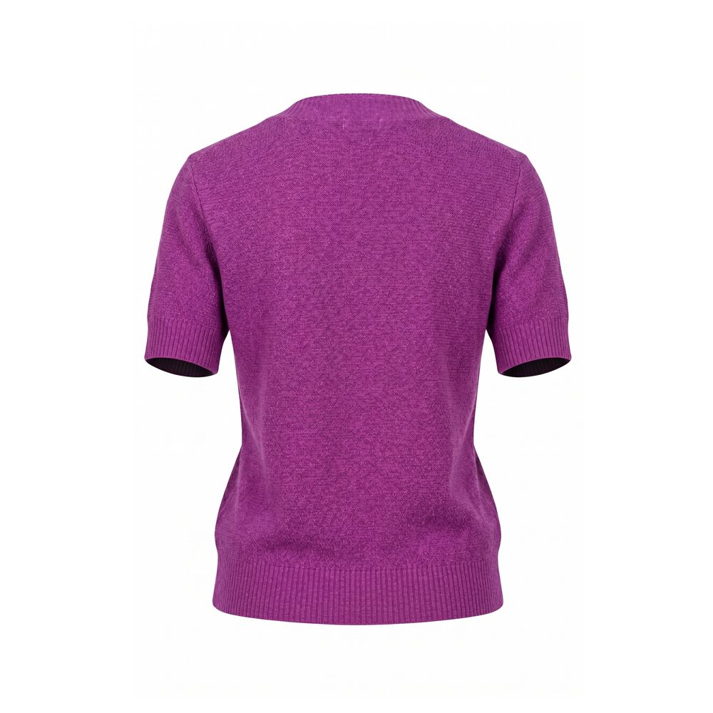 Malo Purple Silk Blend Women Sweater | Regal Royce