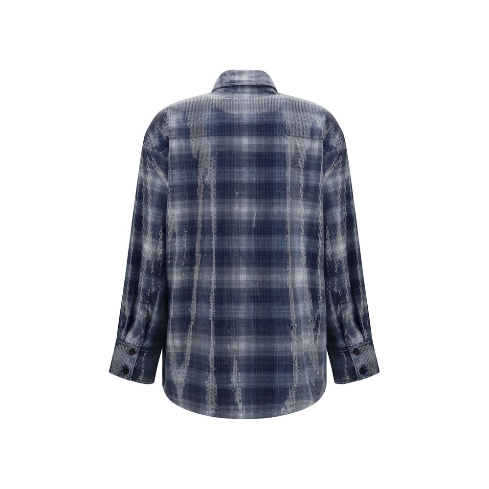 PINKO Blue Polyester Pattern Shirt | Regal Royce