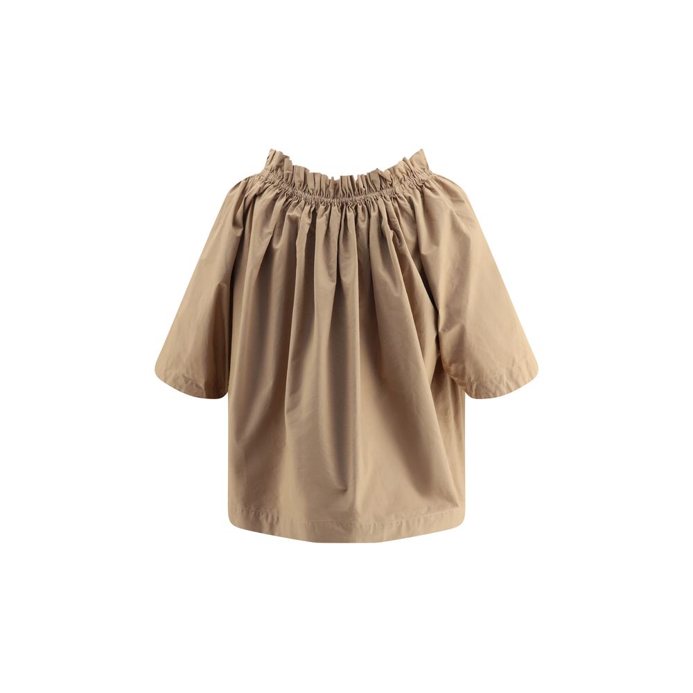 Saint Laurent Beige Cotton Shortsleeve Shirt | Regal Royce