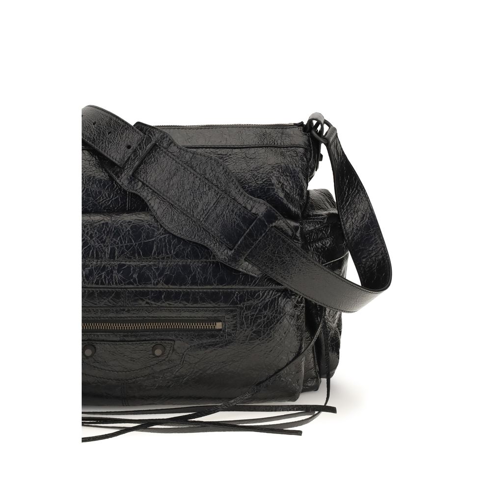 Balenciaga Black Lamb Ovis Aries Aries Shoulder Bag | Regal Royce