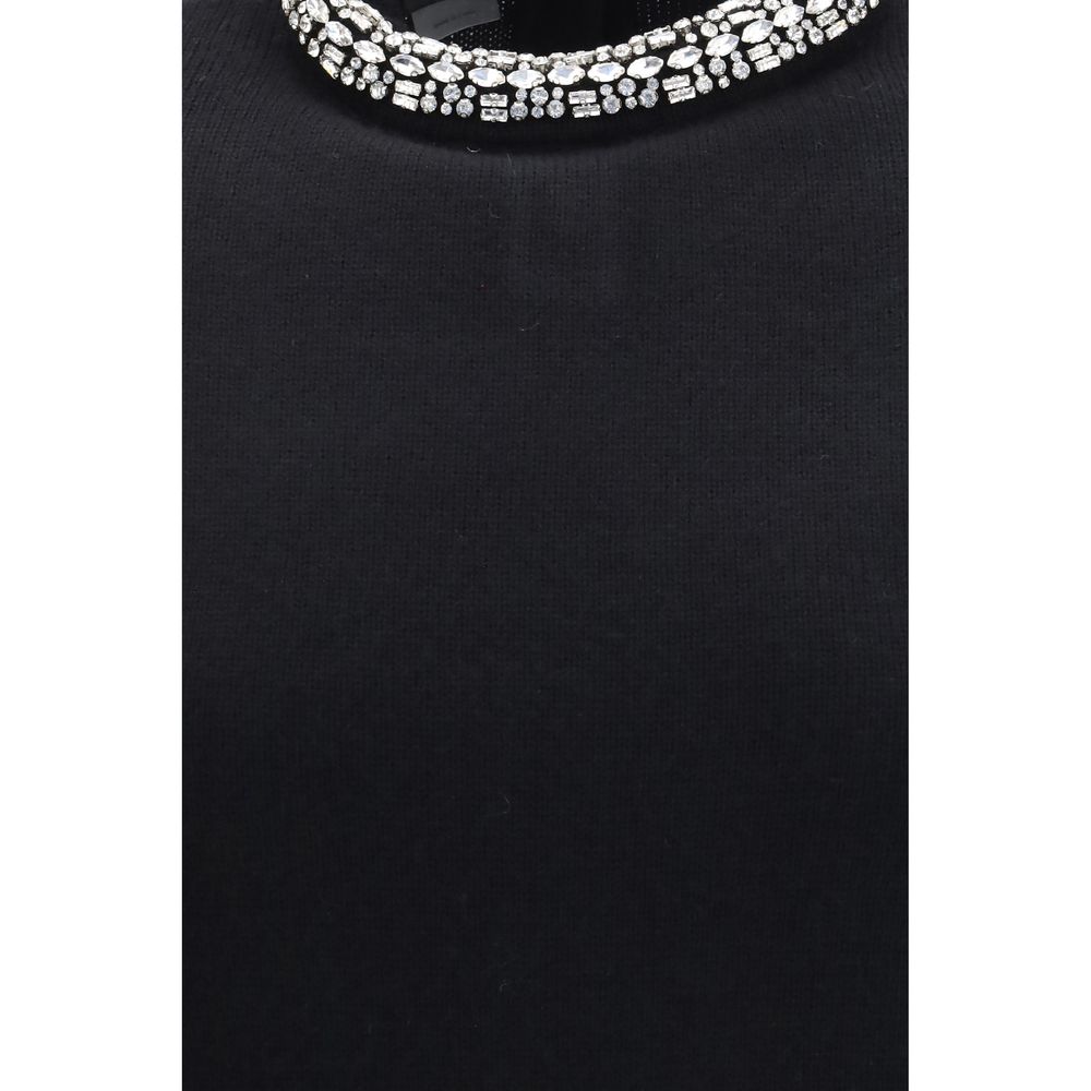 PINKO Black Wool Oves Aries Sweatshirt | Regal Royce