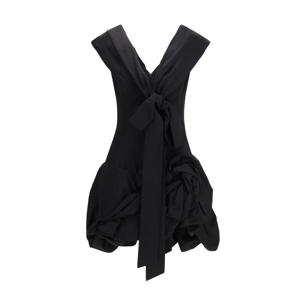 Magda Butrym Black Cotton Cocktail Dress | Regal Royce