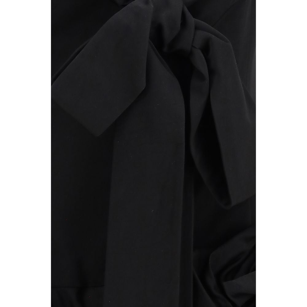 Magda Butrym Black Cotton Cocktail Dress | Regal Royce
