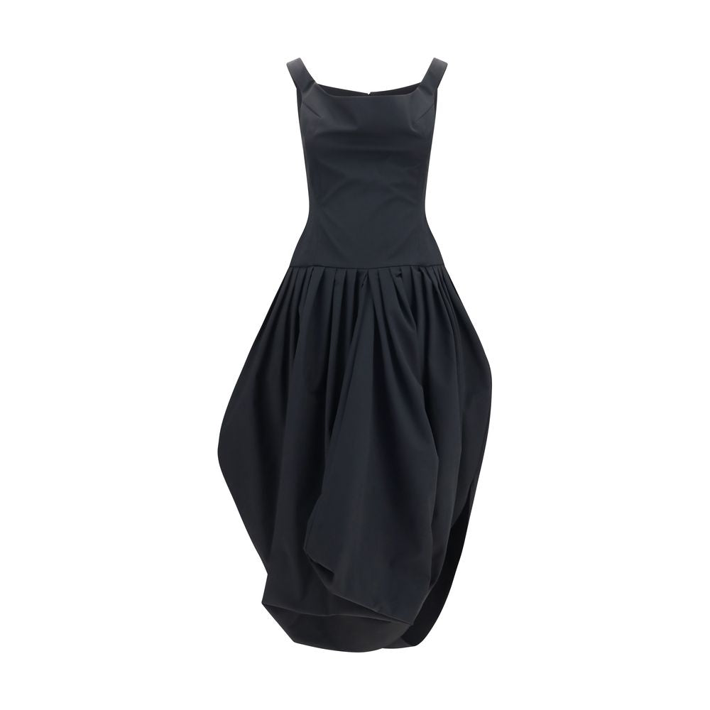 Magda Butrym Black Polyester Casual Dress | Regal Royce
