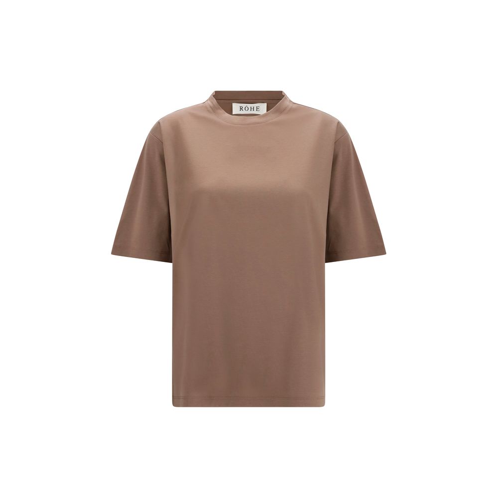 Rohe Brown Cotton T-Shirt | Regal Royce