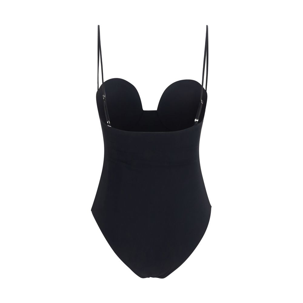 Magda Butrym Black Polyamide One-Piece Swimsuit | Regal Royce