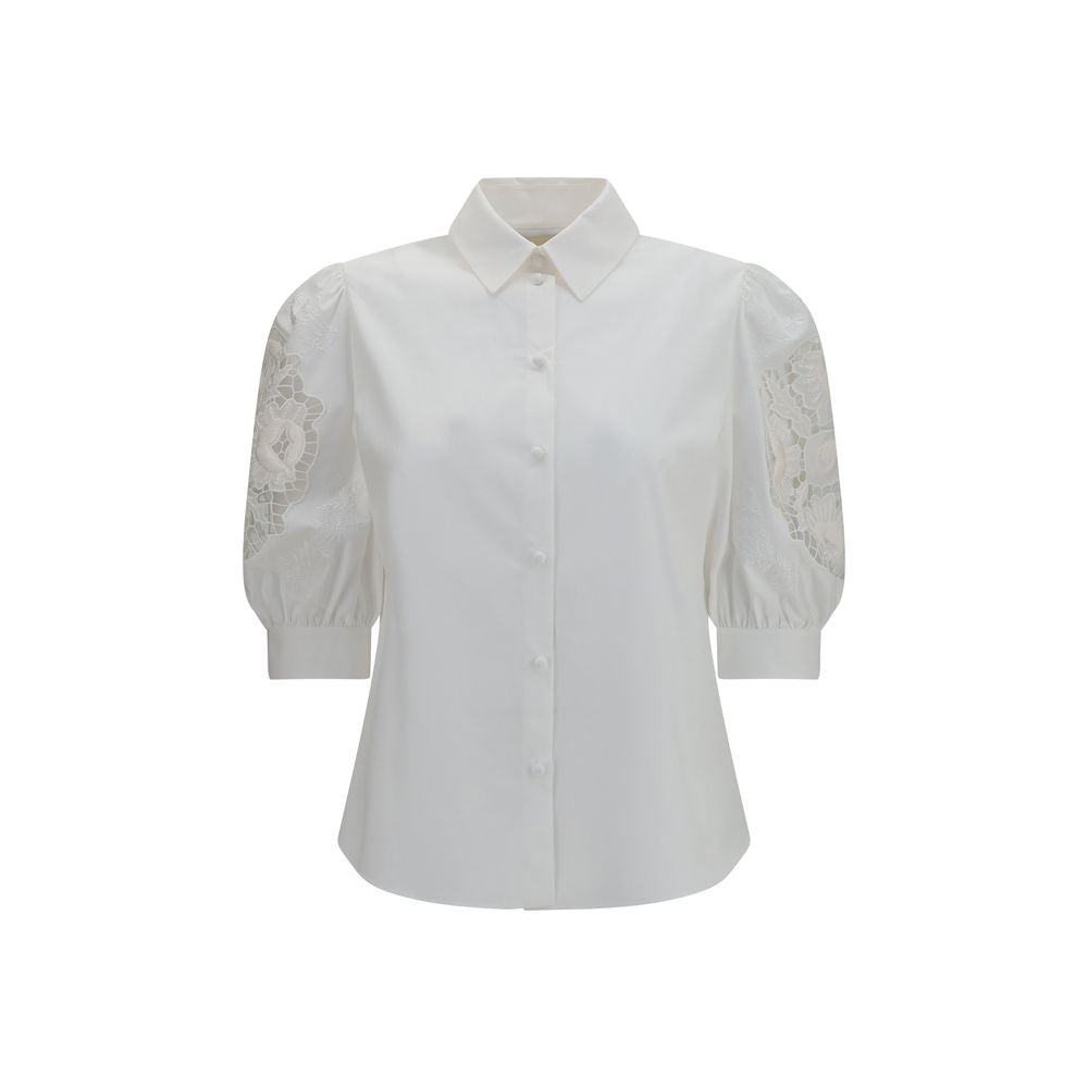 Valentino Garavani White Cotton Blouse | Regal Royce