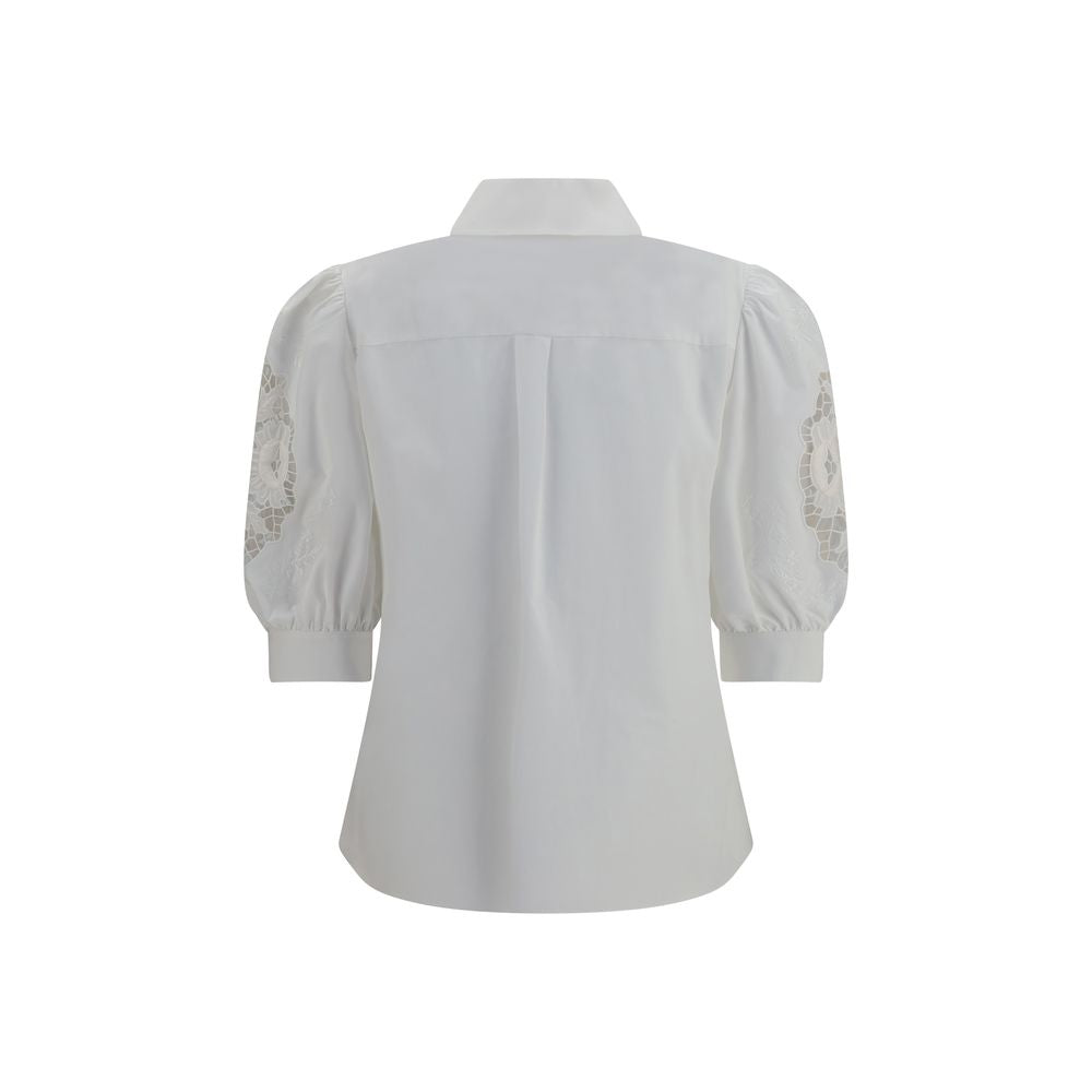Valentino Garavani White Cotton Blouse | Regal Royce