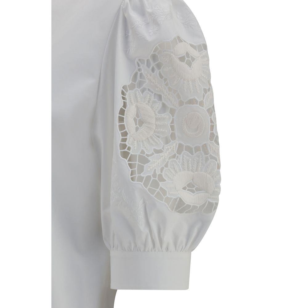 Valentino Garavani White Cotton Blouse | Regal Royce