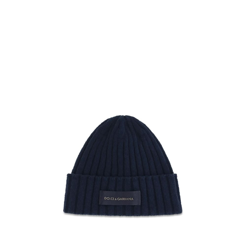 Dolce & Gabbana Blue Wool Oves Aries Beanie | Regal Royce