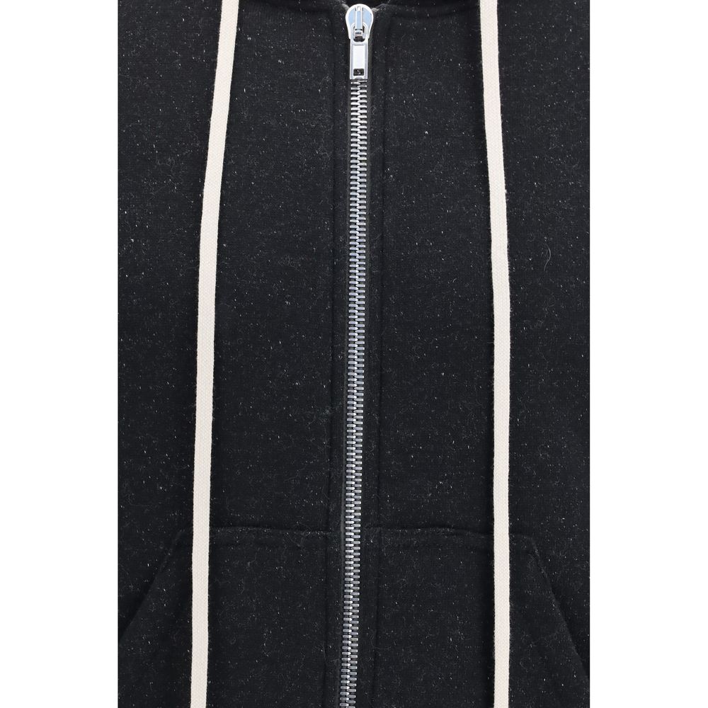 Rick Owens Black Cotton Sweatshirt | Regal Royce