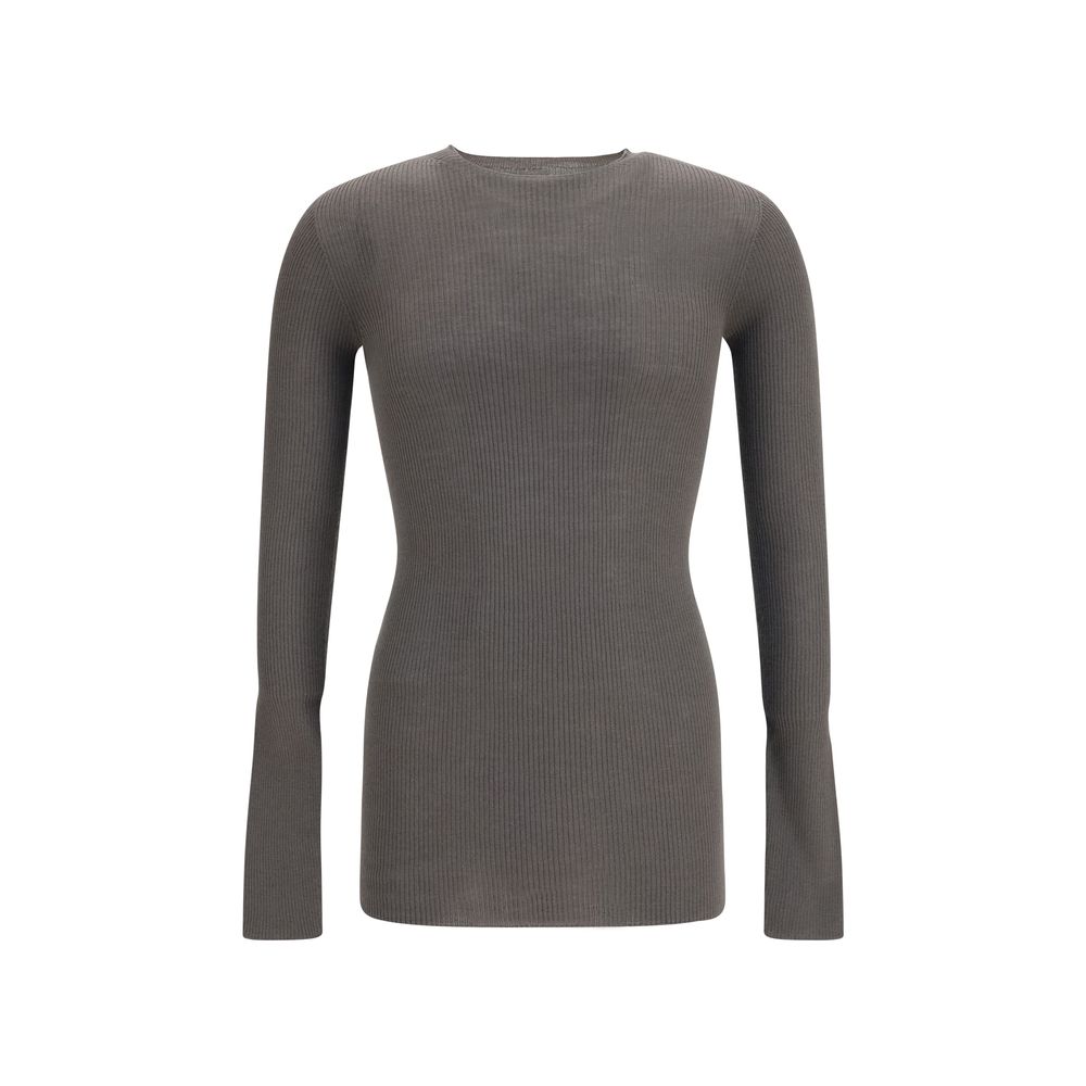 Rick Owens Gray Wool Oves Aries Sweatshirt | Regal Royce