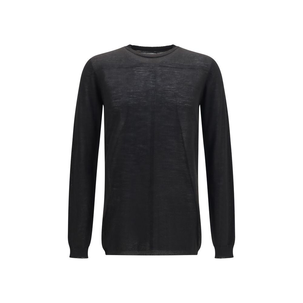 Rick Owens Black Wool Oves Aries Sweatshirt | Regal Royce