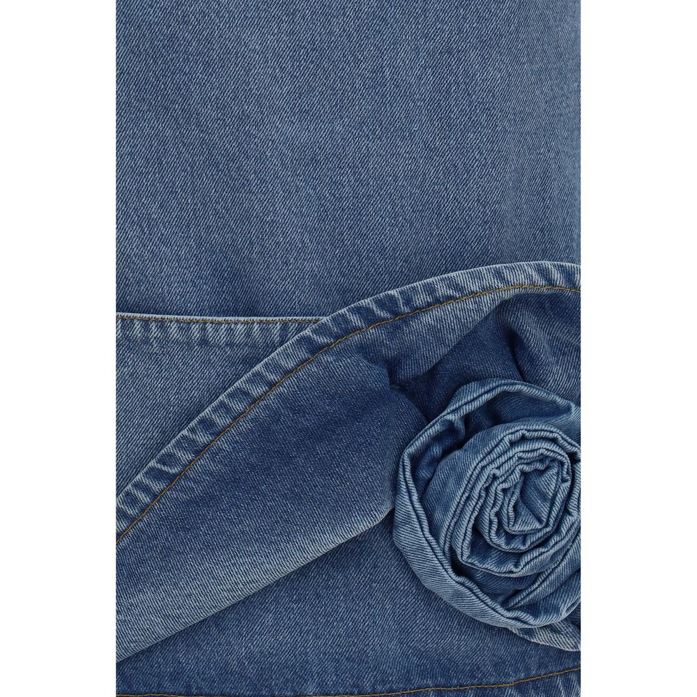 Magda Butrym Blue Cotton Casual Dress | Regal Royce