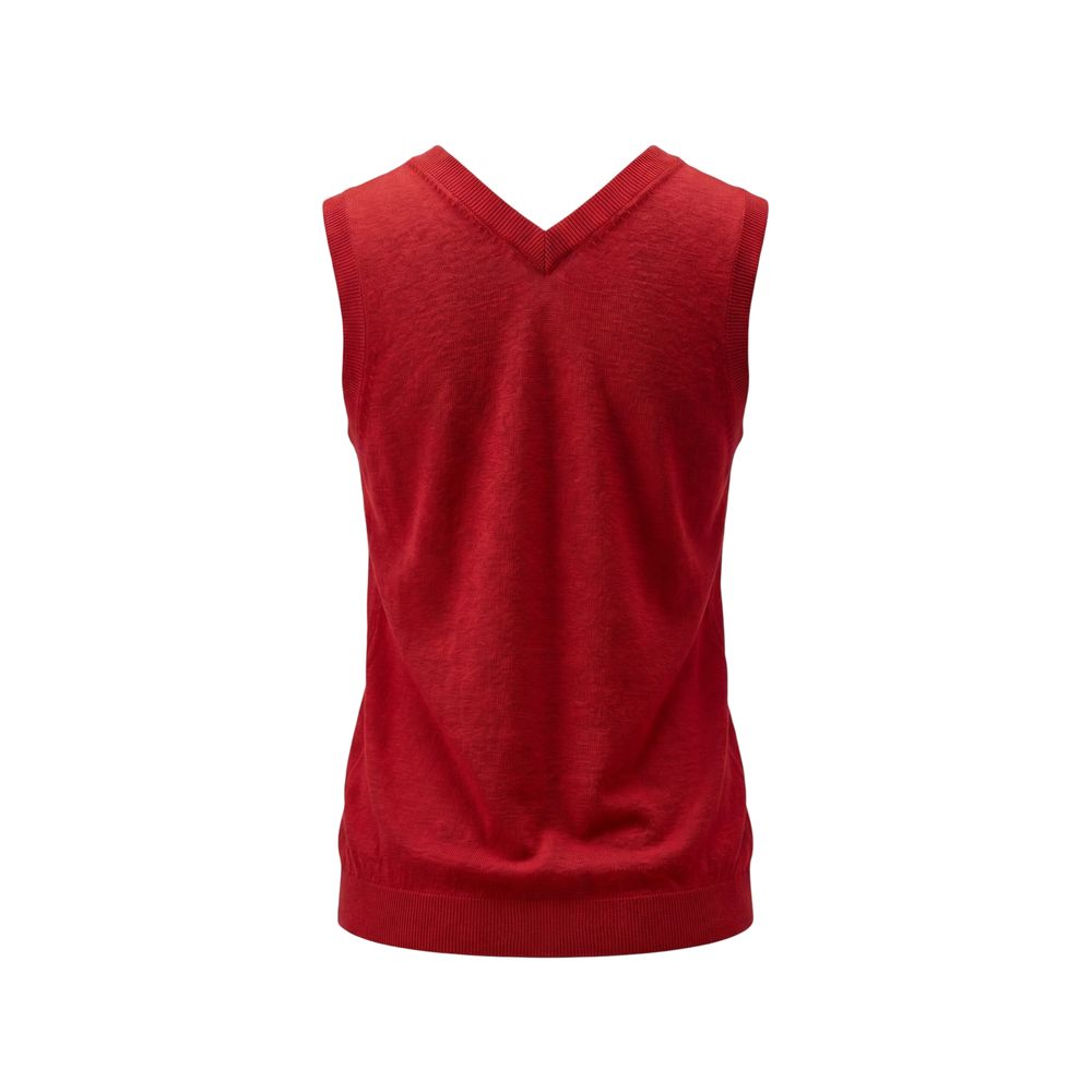 Malo Red Linen Women Tank | Regal Royce