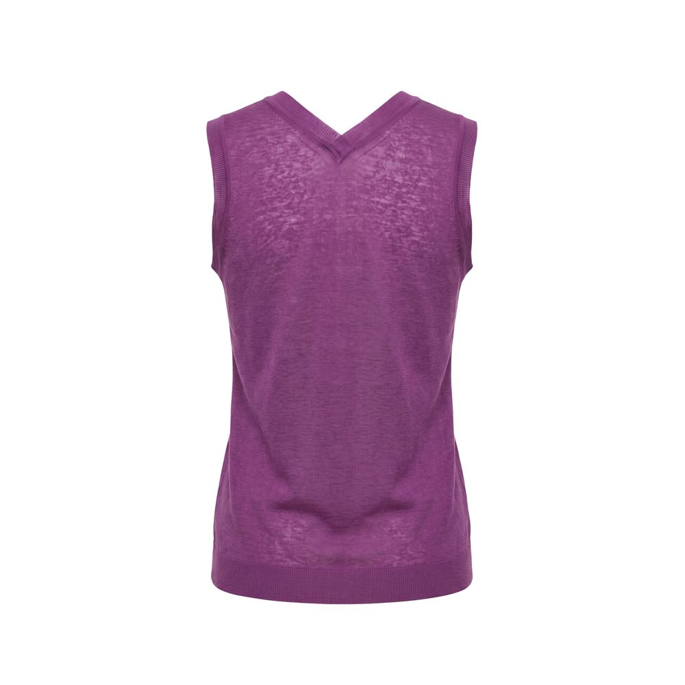 Malo Purple Linen Women Tank | Regal Royce