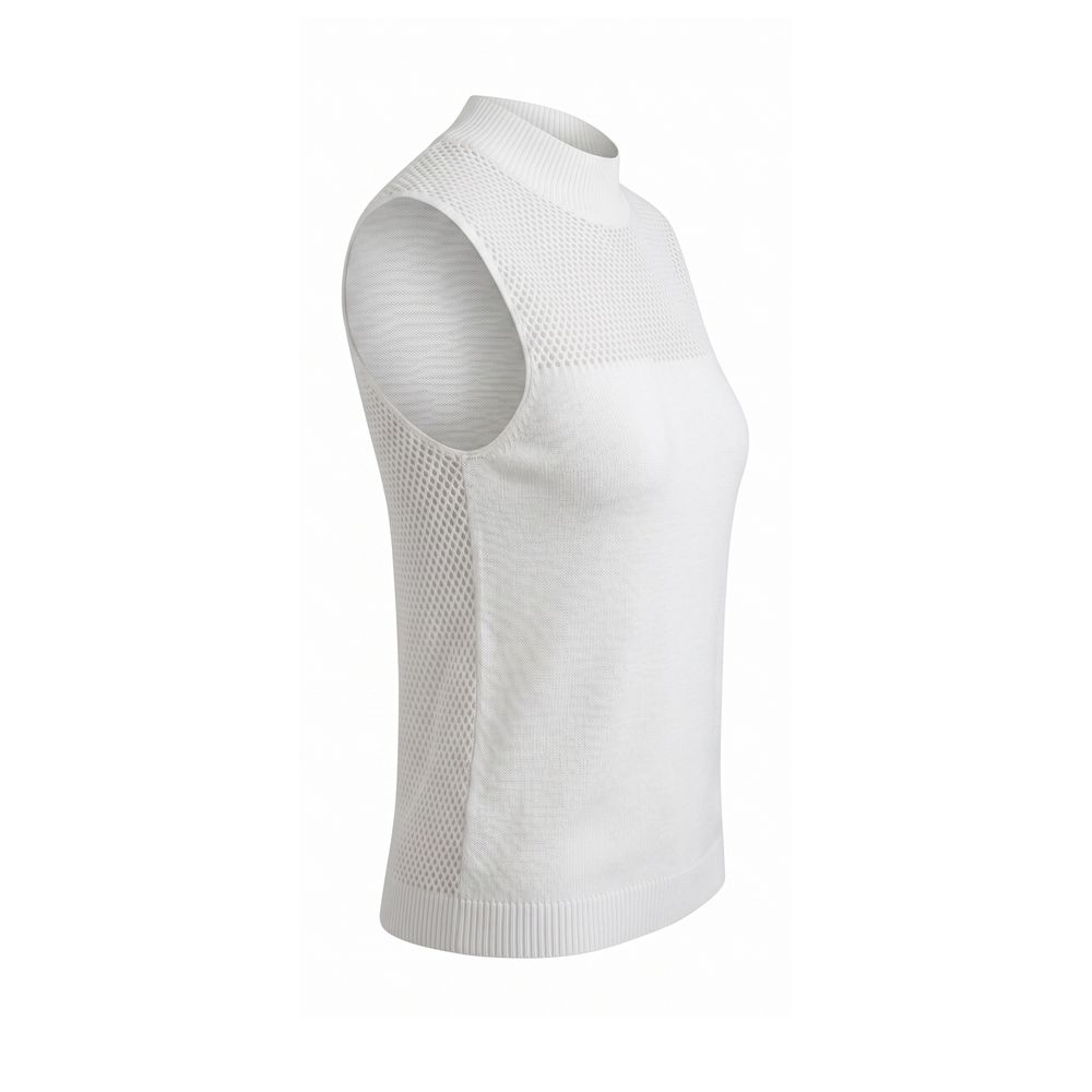 Malo White Silk Women Sweater | Regal Royce