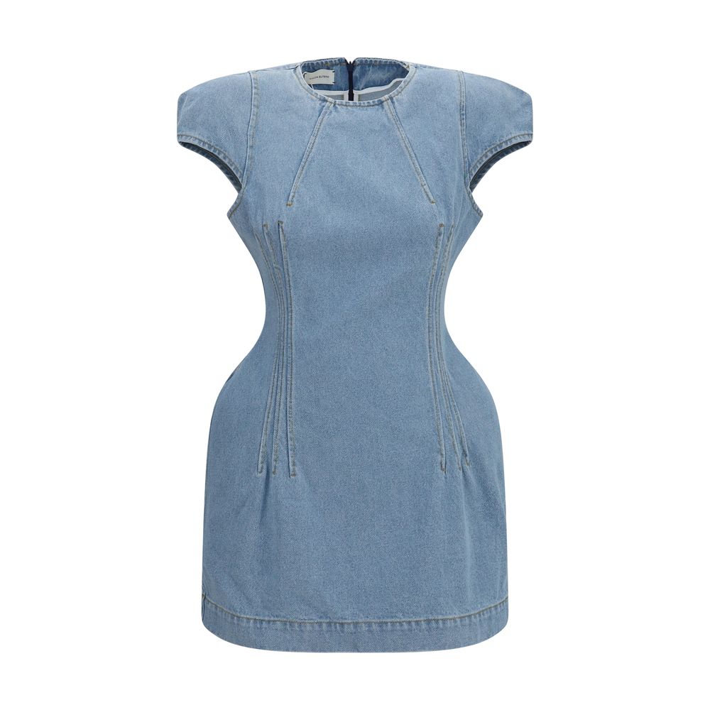 Magda Butrym Blue Cotton Casual Dress | Regal Royce