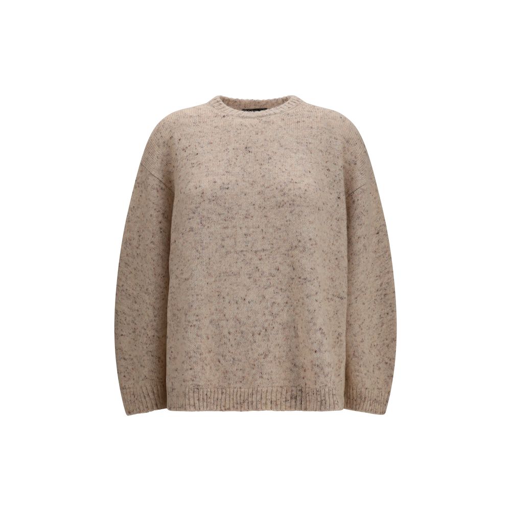 Fabiana Filippi Beige Wool Oves Aries Sweatshirt | Regal Royce