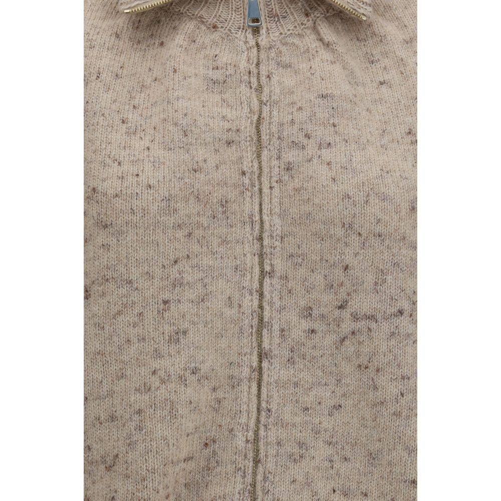 Fabiana Filippi Beige Wool Oves Aries Bomber | Regal Royce