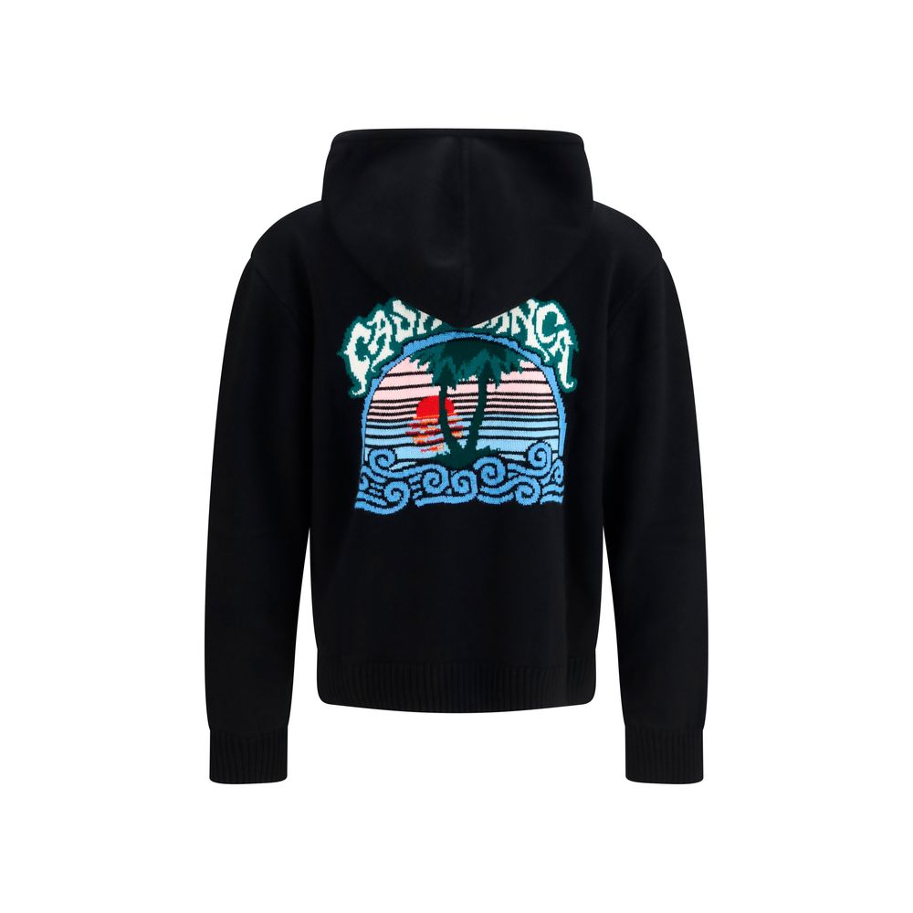 Casablanca Black Wool Oves Aries Sweatshirt | Regal Royce