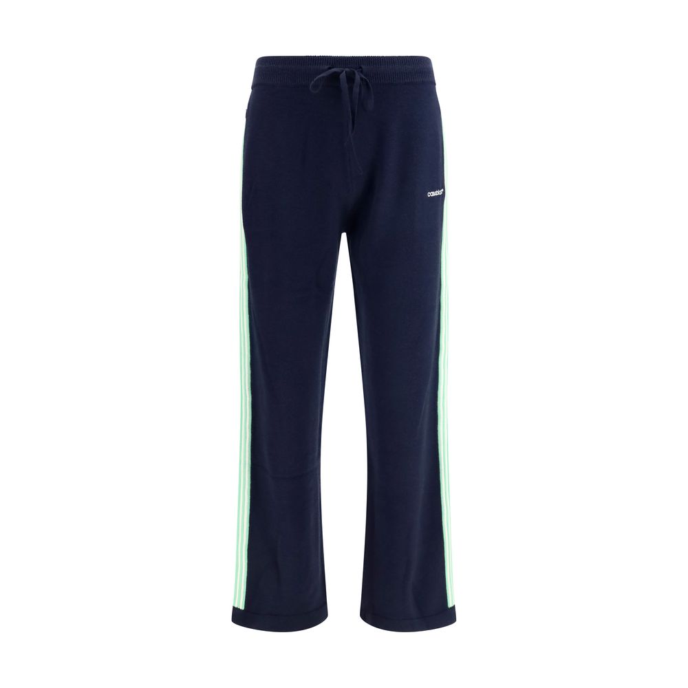 Casablanca Blue Wool Oves Aries Joggers (Workout Pants) | Regal Royce