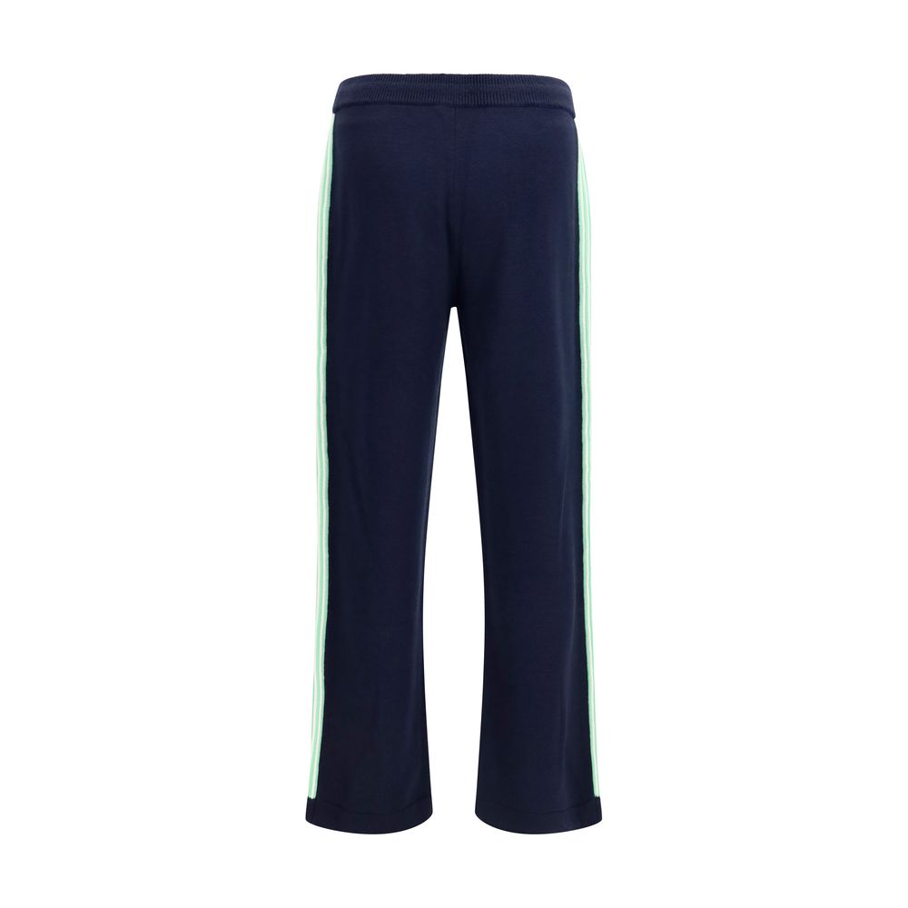 Casablanca Blue Wool Oves Aries Joggers (Workout Pants) | Regal Royce