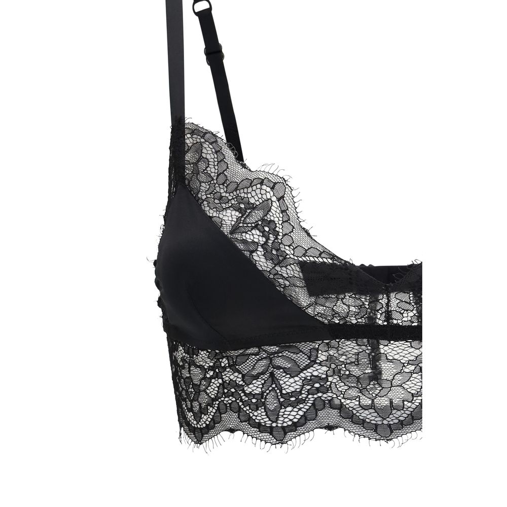 Dolce & Gabbana Black Silk Bra | Regal Royce