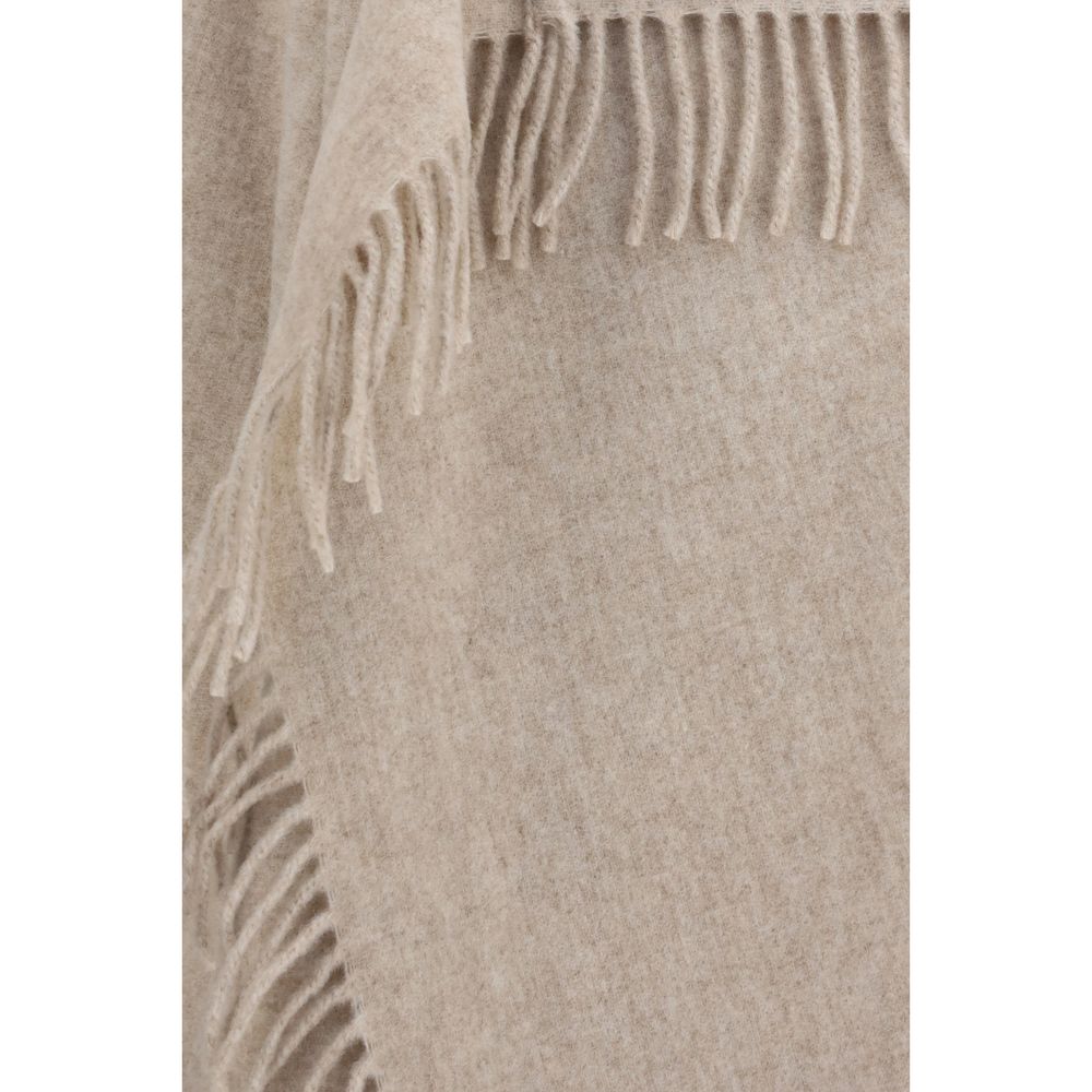 Fabiana Filippi Beige Wool Oves Aries Scarf | Regal Royce