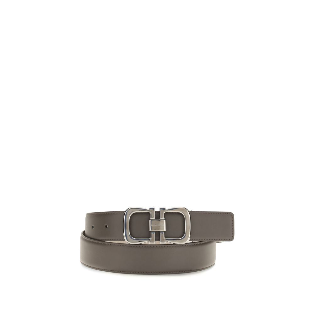 Ferragamo Brown Calf Leather Bos Taurus Regular Belt | Regal Royce