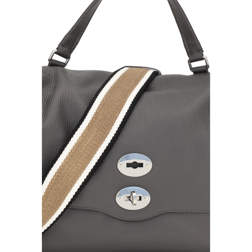 Zanellato Gray Calf Leather Bos Taurus Handbag | Regal Royce