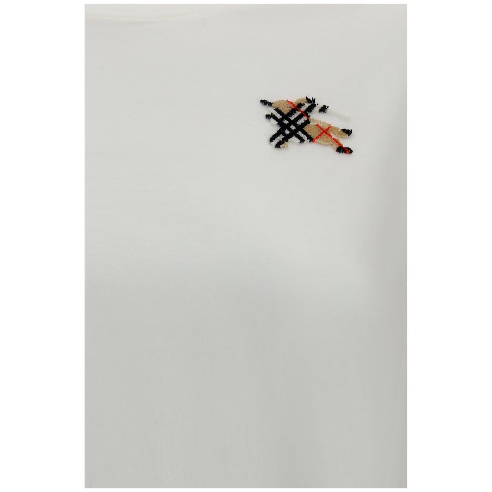 Burberry White Cotton T-Shirt | Regal Royce