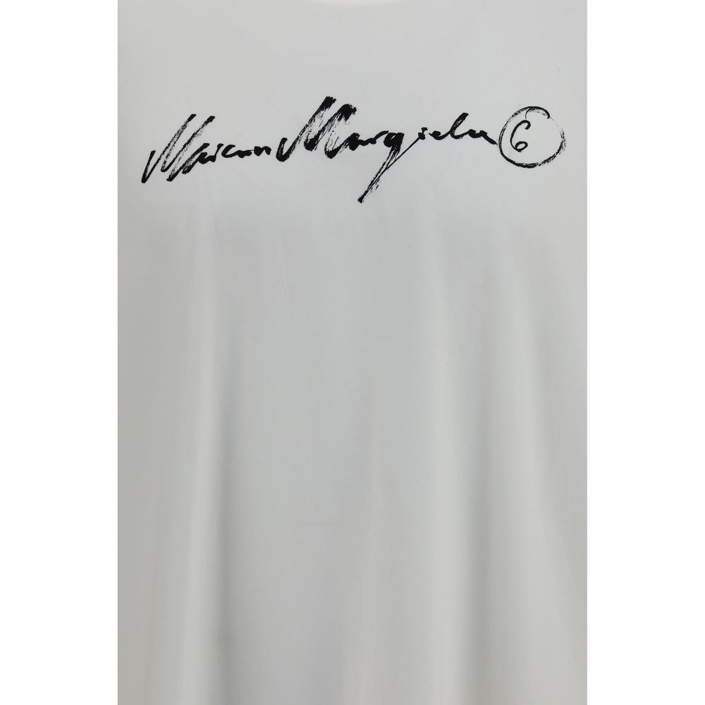 MM6 White Cotton T-Shirt | Regal Royce