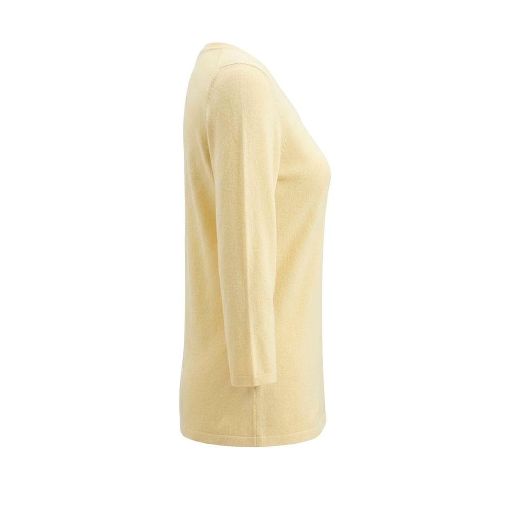Malo Yellow Silk Women Sweater | Regal Royce