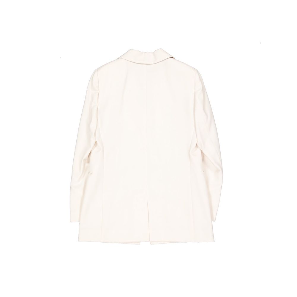 Brunello Cucinelli White Virgin Wool Blazer | Regal Royce