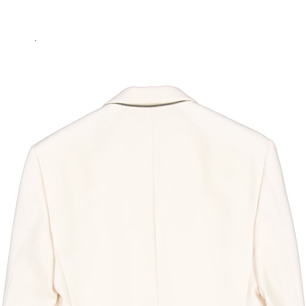 Brunello Cucinelli White Viscose Blazer | Regal Royce