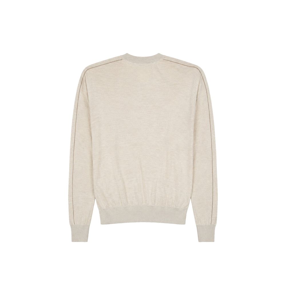 Brunello Cucinelli Beige Cashmere Sweatshirt | Regal Royce
